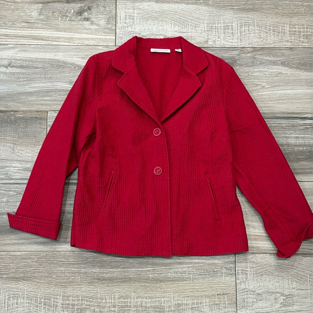 Lightweight Coldwater Creek Red Jacket